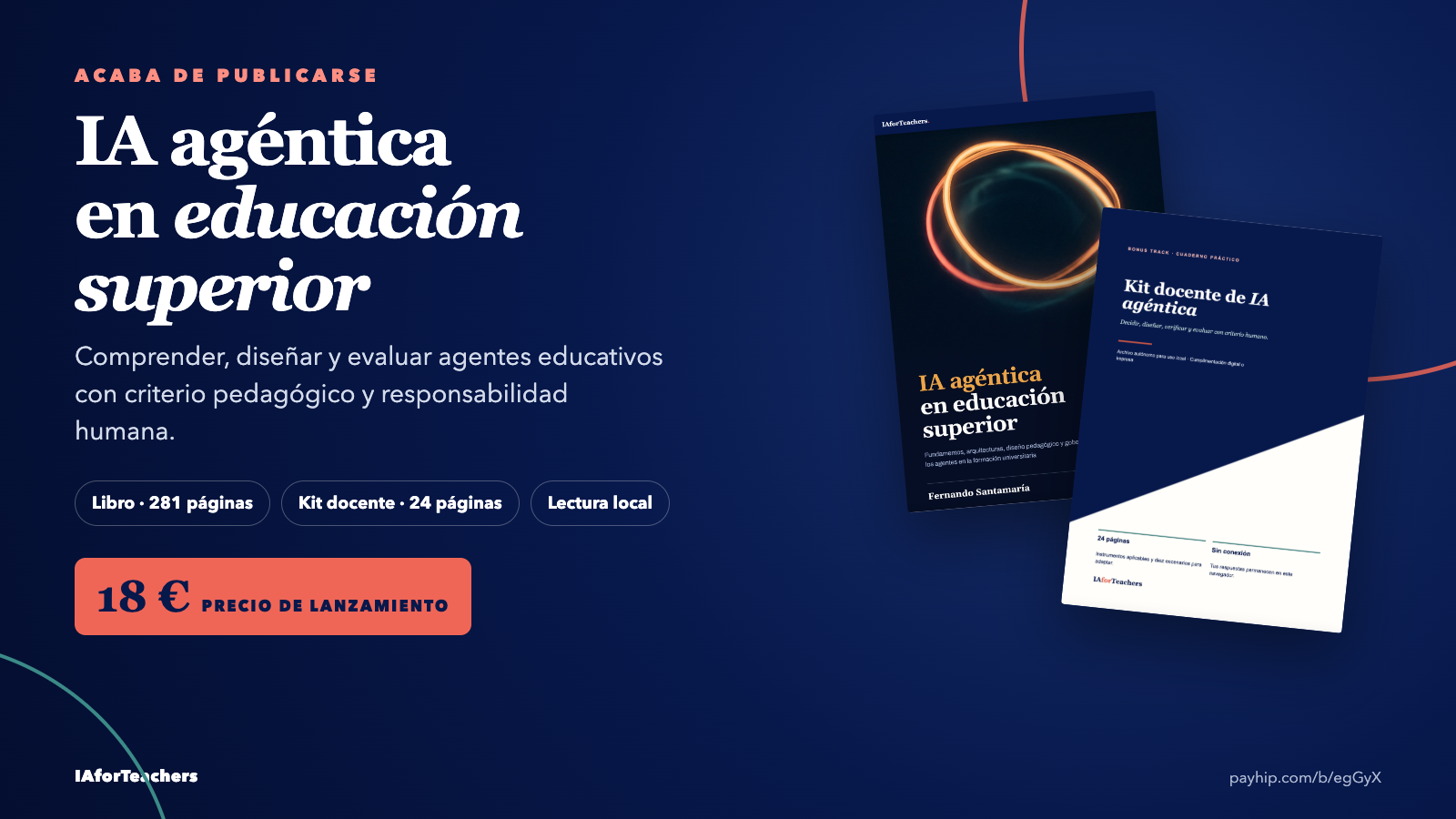 Libro IA agéntica en educación superior y kit docente
